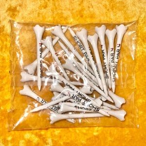 🤩 5 FOR $15 NIP Short Par 4 Golf Tees